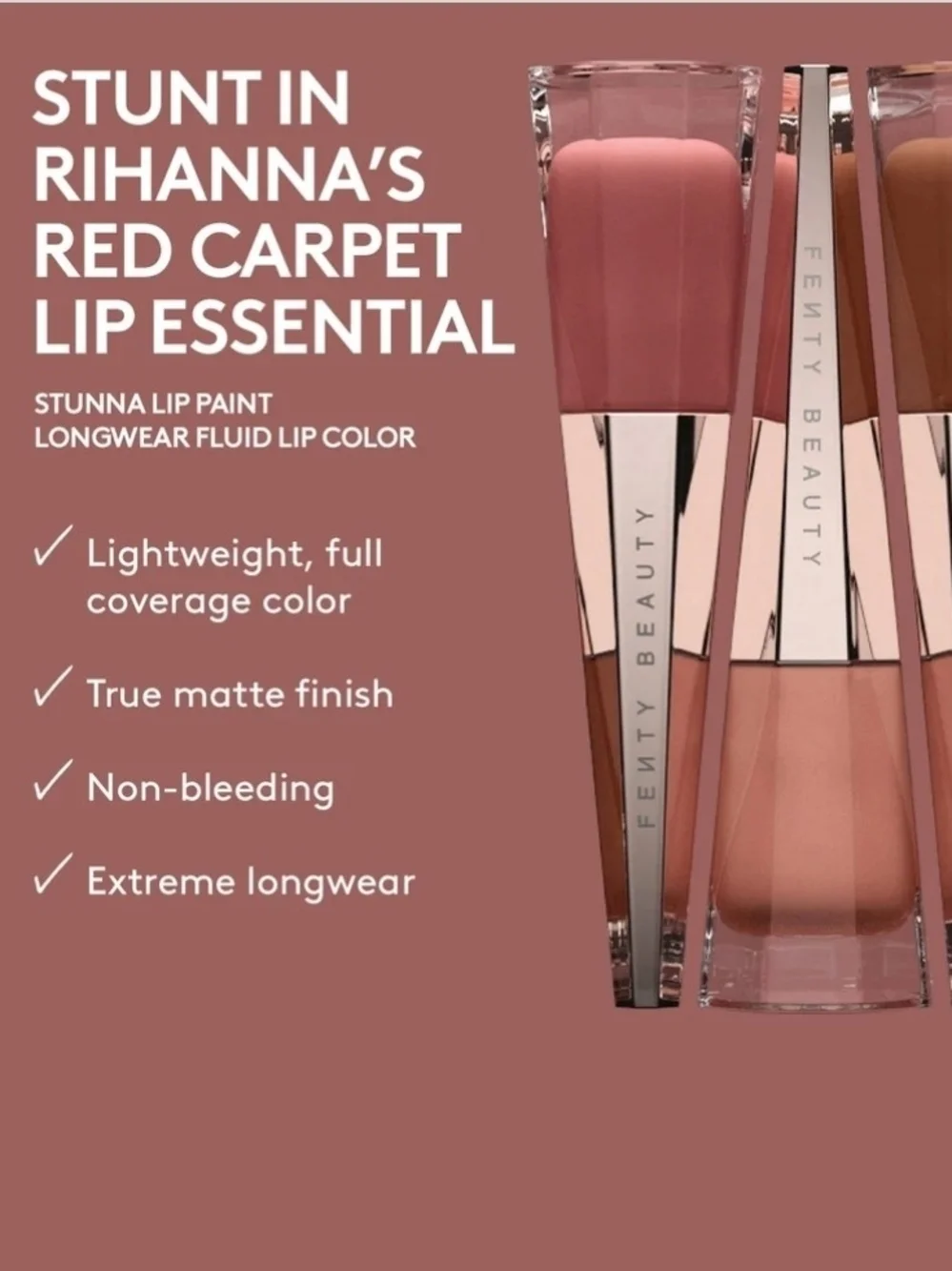 Fenty Stunna Lip Paint In Uncuffed - NWOT